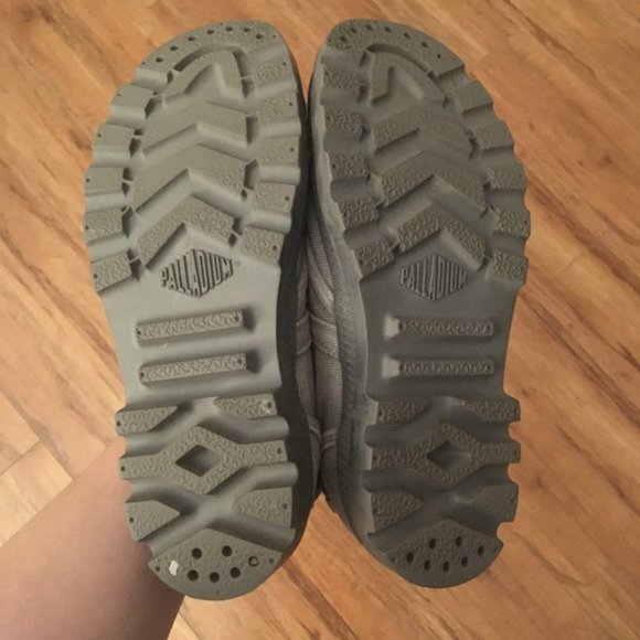 Gray Palladium canvas lace up boots (unisex) - Picture 4 of 4